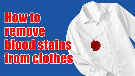 can fake blood come out of clothes|blood in clothing remove easy.